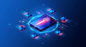 Passkey auf Smartphone grafische Darstellung